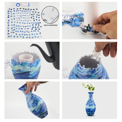Vase Esypesy – L’Art en Pièces (Puzzle 3D à Monter)