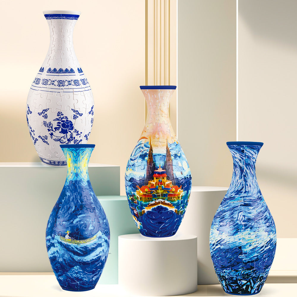 Vase Esypesy – L’Art en Pièces (Puzzle 3D à Monter)