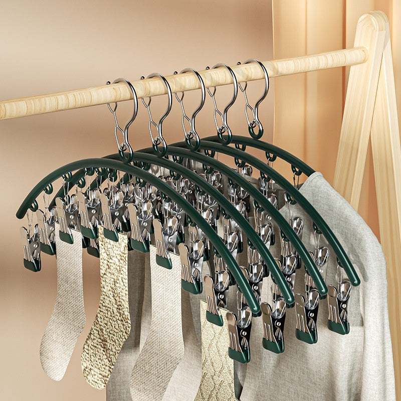 Socks Clip Outdoor Hanger Windproof Dipped Stainless Steel 10 Clips